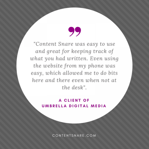 Content Snare Testmonial 